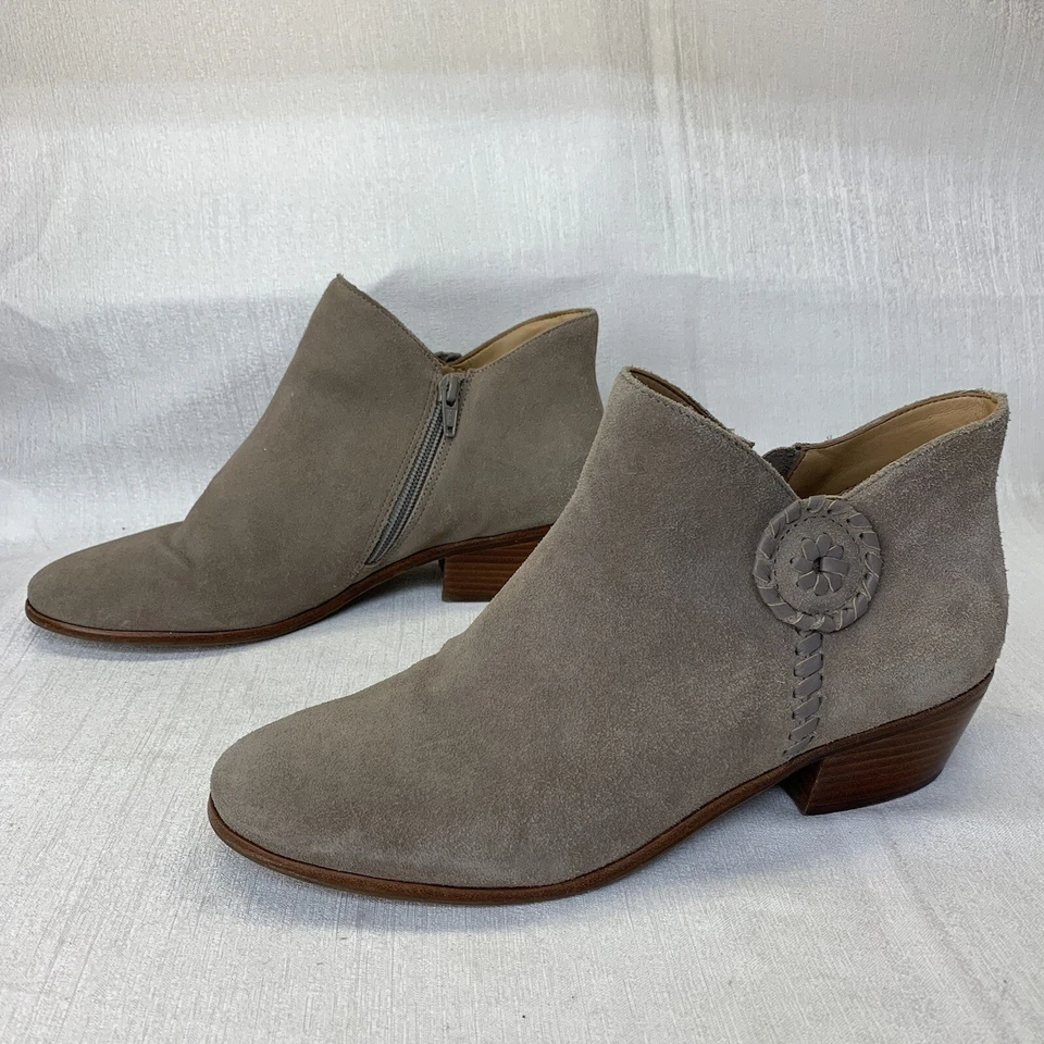 $158 Jack Rogers Mujer’s 8.5 M Gris Taupe Gamuza Peyton Botines Botines Foto 4 de 4