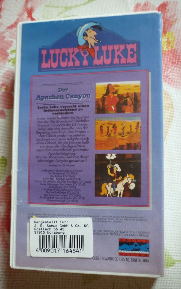 VHS Lucky Luke Der Apachen Canyon Neu und OVP - Bild 2 von 2