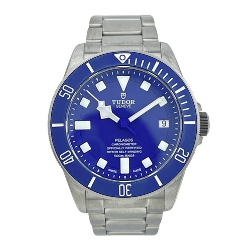 2019 Tudor Pelagos Titanium 42mm Watch Blue Dial 25600TB Automatic Watch