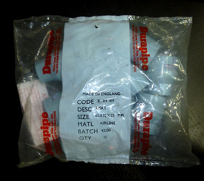 10x Durapipe AIRLINE 31114419 R/SKT Reduzierstück 40x32x25MM Neu OVP