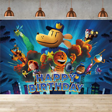 Dog Man Birthday Party Backdrop 5x3ft Cartoon...