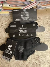 Canada Pooch Dog Easy On Step In Harness Black Small 