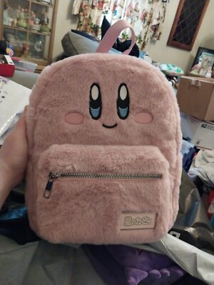 Kirby Mini Backpack Fuzzy Furry NEW | eBay display picture 1