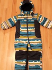 Schneeoverall Gr. 74/80 Liegelind blau TOP warm gefüttert Schneeanzug Overall