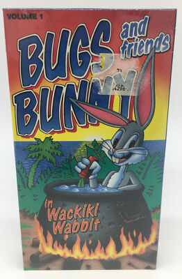 SEALED NEW Bugs Bunny + Friends in Wackiki Wabbit Vol. 1 VHS 1990