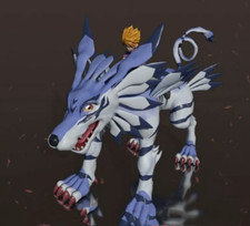 BaiLong Studio Digimon Garurumon Resin Statue Pre-order Ishida Yamato H18cm