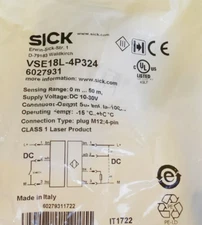 NEW SICK VSE18L-4P324 Photoelectric Sensor