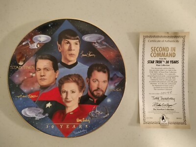 Second in Command: Star Trek 30 Years The Hamilton Plate Collection