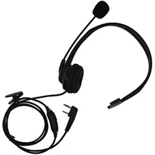 Overhead Earpiece Headset Boom Mic Microphone for Kenwood Puxing Wouxun Radio