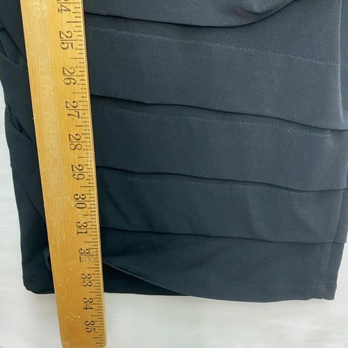 City Studio Juniors Size Small Party Dress Black and Ivory with Beaded Neckline - Picture 7 of 7