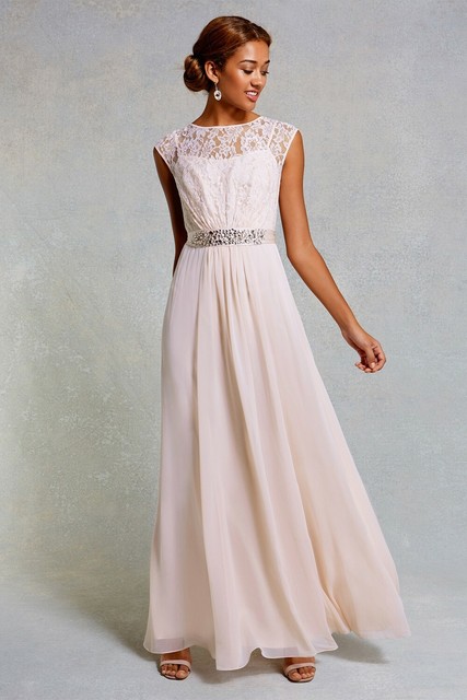 coast blush bridesmaid dress