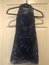 Weissman NEW Dress floral sequin and leotard underneath size Medium Child