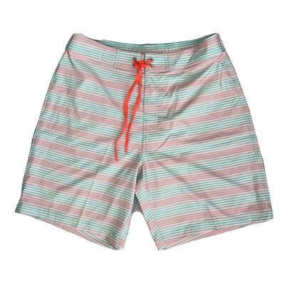 Southern Tide Seven Seas Blue Festive Stripe Water Swim Shorts M