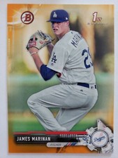 JAMES MARINAN 2017 BOWMAN 1st ROOKIE ORANGE LOW#'D 25/25. SWEET CARD