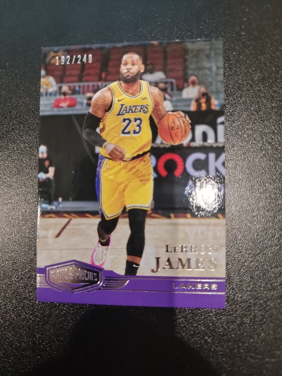 2020-21 Panini Chronicles #330 LeBron James/Plates and  display picture 3