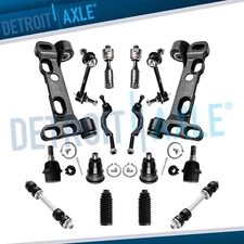 16pc Front Lower Control Arm Bracket Tierod Boot for Chevy Trailblazer GMC Envoy