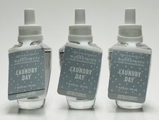 3 Bath Body Works LAUNDRY DAY Wallflowers Refills Bulbs