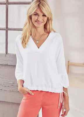 Blouse Drawstring Hem Blouse by Heine Size 12 RRP £29