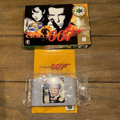 GoldenEye 007 N64 Players Choice GOTY Edition - Spiel, Box, Handbuch, ohne Beilagen.