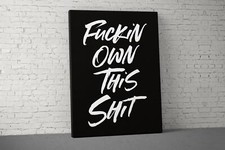 Motivational Canvas Print - Inspirational Modern Wall Art