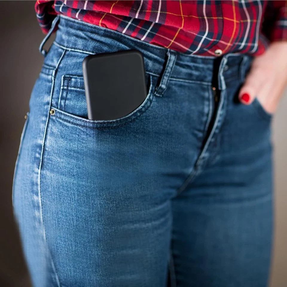 Taschenspiegel LED Kompakt Reise Make-Up Spiegel mit 1-Facher 3-Facher Vergrößer - Bild 3 von 4