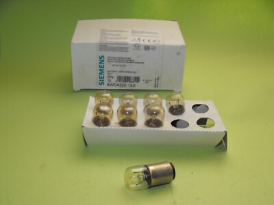 Siemens 8WD4328-1XX.Bulb Incandescent Lamp 24V, 5W.(LOT8PCS).NEW