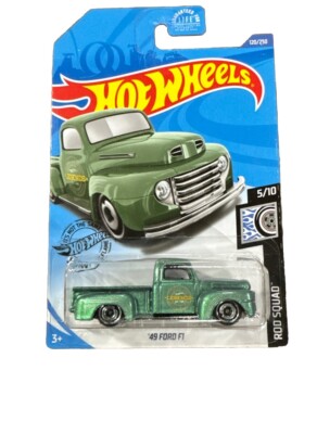 Hot Wheels #120/250 Rod Squad 5/10 '49 FORD F1  2017 Free Shipping