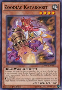 Zoodiac Kataroost - MACR-EN027 - Common - 1st Edition x3 - Lightly Played