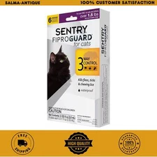 6 Doses Flea And Tick Lice Prevention & Treatment Drops Topical Medicine For Cat