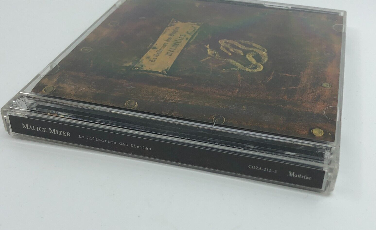 レア MALICE MIZER La Collection desSingles MALICE MIZER La Collection des Singles Merveilles CD + DVD