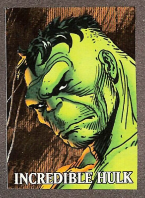 1998 Skybox Marvel Creators Collection Marvel Gold #4 of 4 - The Incredible Hulk