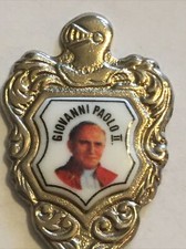 Vintage Souvenir Spoon Collectible Giovanni Paulo II