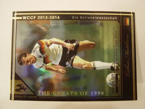 Panini WCCF 2013-14 HOLE Lothar Matthaus 1961 Germany No.10 Ballon d'Or 1990 - Picture 2 of 5