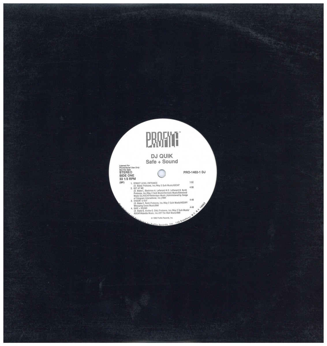 DJ Quik - Safe + Sound '95 2xLP US PROMO ORG!EX/EX- | eBay