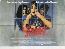 Concrete Jungle Original 30x40 UK Quad Movie Poster Women Prison Jill St John