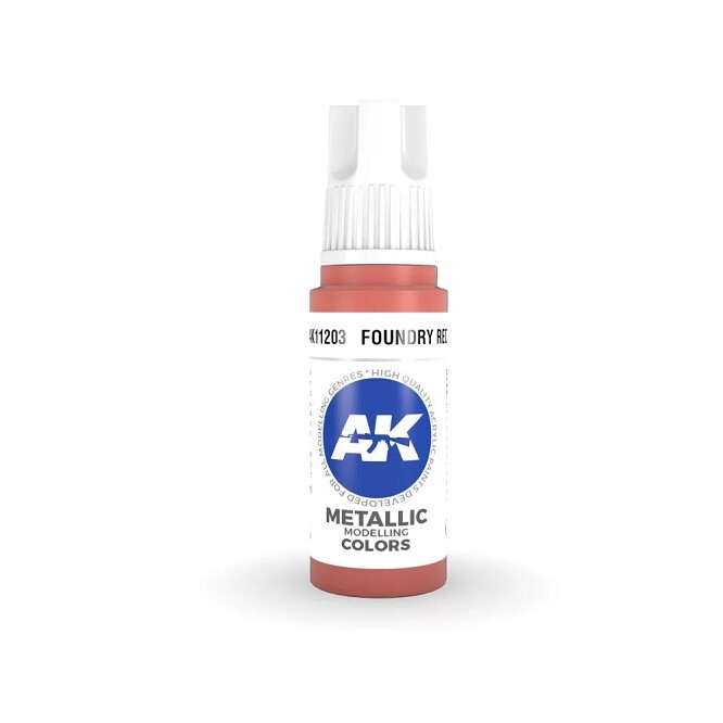 AK Interactive AK11203 - Foundry Red 17Ml - New