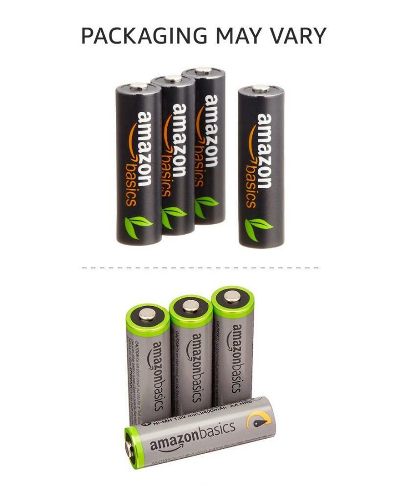AmazonBasics AA HighCapacity Rechargeable Batteries (8Pack) 8 Pack eBay