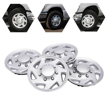 For 99-18 Ford Econoline E250 E350 E450 Hub Cap Silver Van Full Wheel Cover 4Pcs