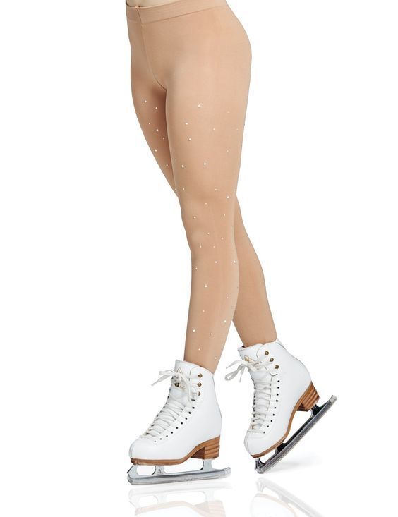 MONDOR 911 Footed Skating Tights Free Ranking TOP7 shipping anywhere in the nation RHINESTONES Caramel KR NE w