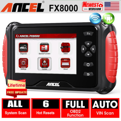 All System Car OBD2 Diagnostic Scan Tool Code Reader Engine ABS SRS Transmission
