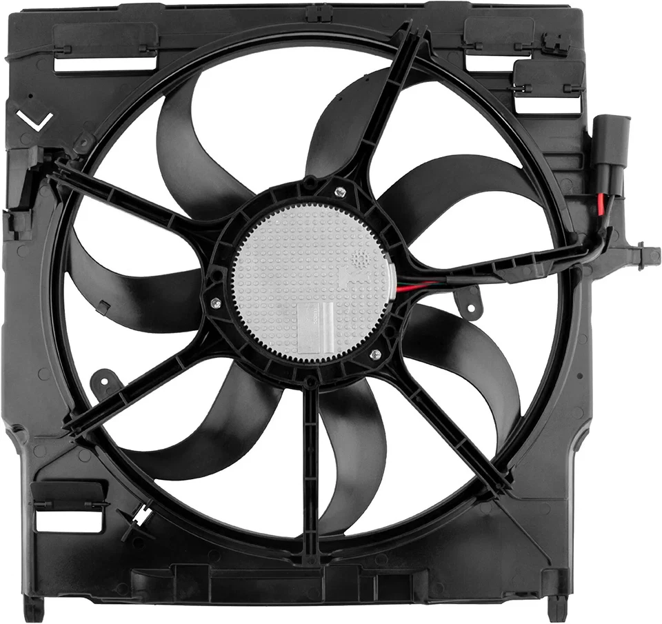 Conjunto de ventilador de refrigeración eléctrico radiador para BMW X5 E70 2007-2010 17427533558 GAS Foto 2 de 4