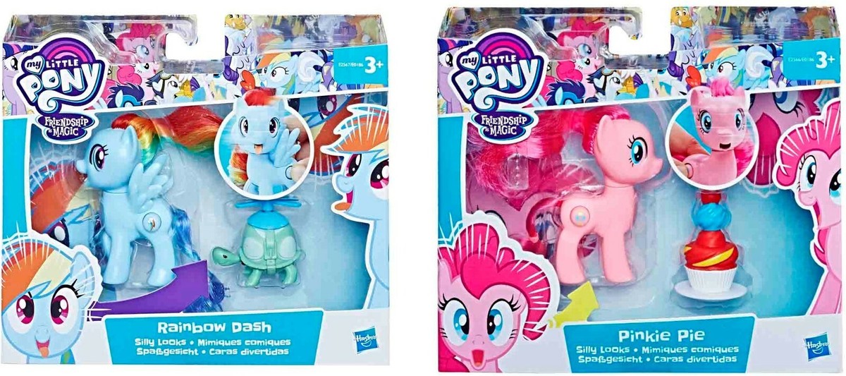 Hasbro My Little Pony Silly Looks Figure Pinkie Pie Rainbow Dash