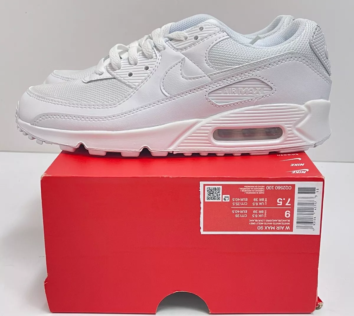 White air max 9 size 5 sale