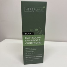 Black Hair Dye Shampoo  Conditioner, Natural Shampoo 3 in 1, 100 Gray Hair...