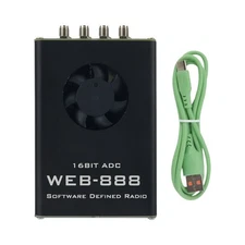 WEB-888 SDR Receiver with 16bit ADC 62M Bandwidth GPS Module for HF VHF