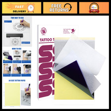 100 Sheets A4 Tattoo Transfer Stencil Paper - 4 Layer Thermal Tracing Paper for