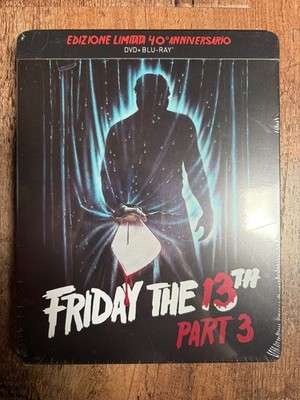 Friday the 13th - Part 3 w. Steelbook (3D/2D Blu-ray, EU Import, Region B/2) NEW