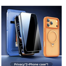 Magnetic Transparent iPhone Back Case Anti-Peep Privacy Screen Protector