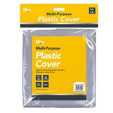 Multi Purpose Plastic Cover &ndash; Heavy Duty Waterproof 1.2m x 1.8m, Clear