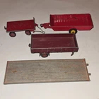 Vintage DINKY Toys Trailers Halesowen,Helen's,25G,Foden Flat Bed Diecasts